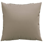 VidaXL Sierkussens 4 st 40x40 cm stof taupe