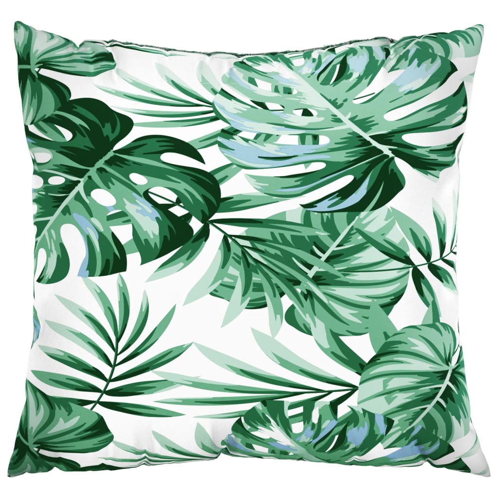 VidaXL Sierkussens 4 st 40x40 cm stof bladpatroon