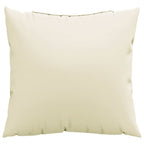 VidaXL Sierkussens 4 st 50x50 cm stof crèmekleurig