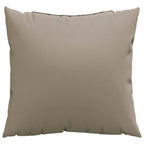 VidaXL Sierkussens 4 st 50x50 cm stof taupe