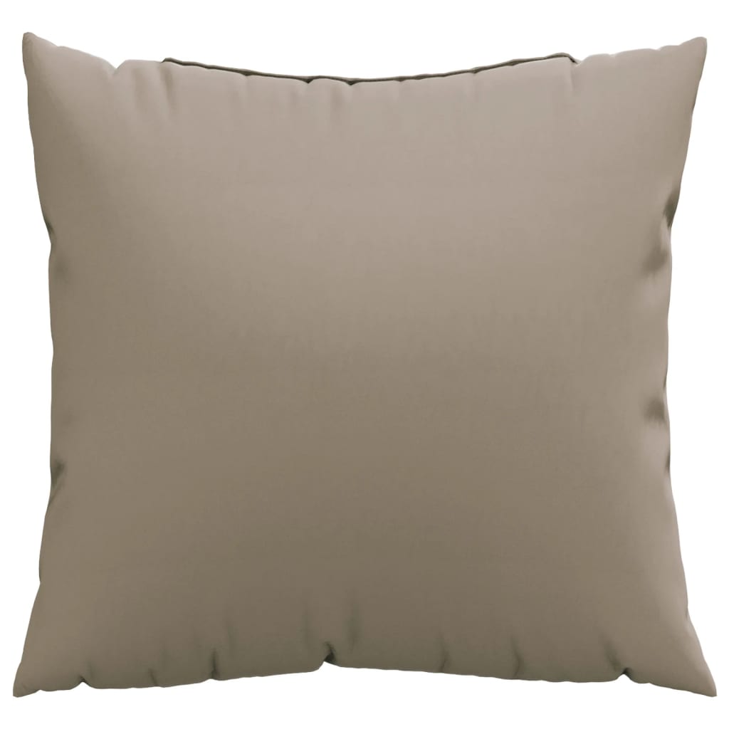 VidaXL Sierkussens 4 st 50x50 cm stof taupe