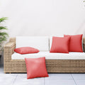 VidaXL Sierkussens 4 st 60x60 cm stof rood