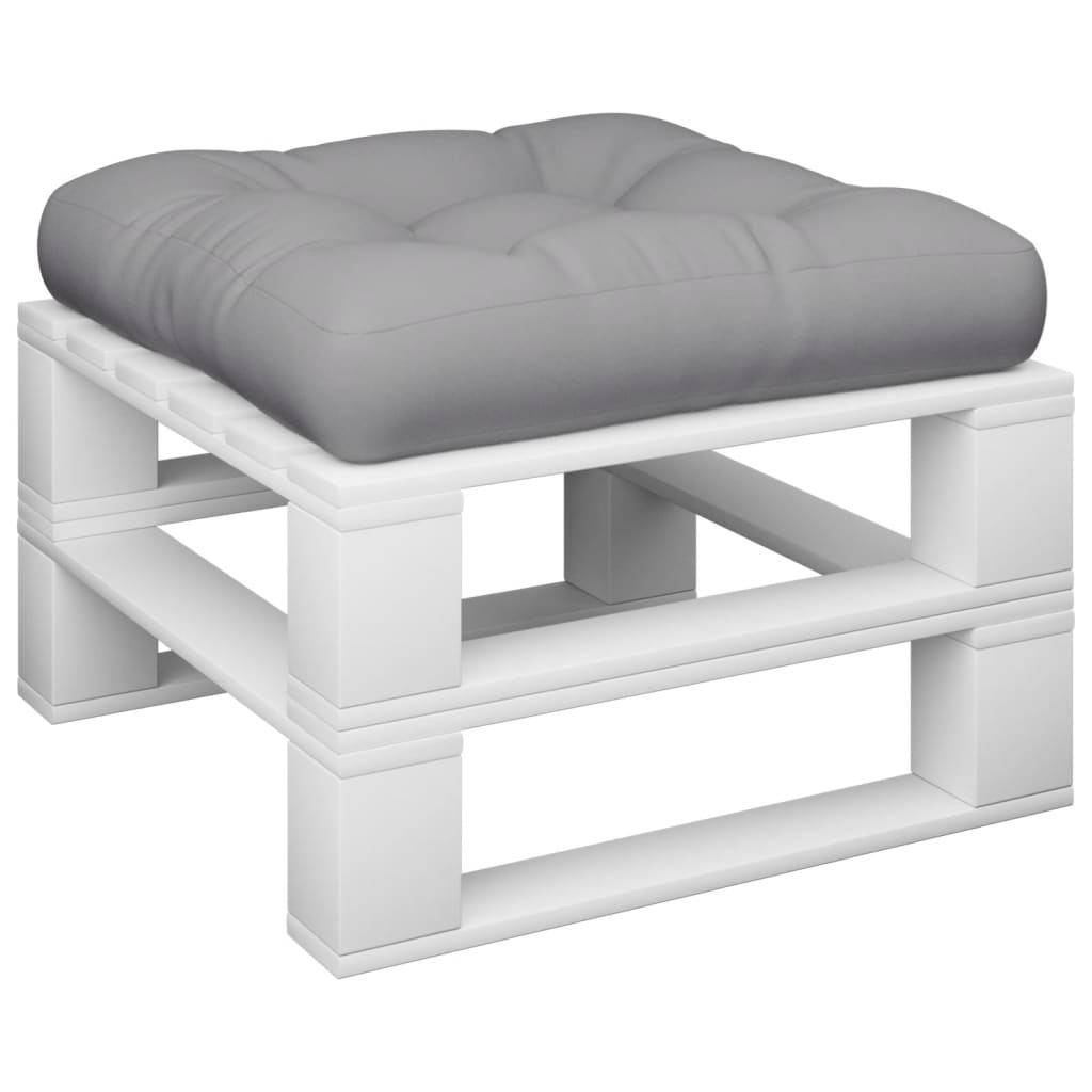 Vidaxl palletkussen 50x50x12 cm stof antracietkleurig