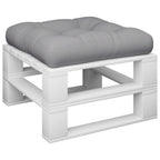 Vidaxl palletkussen 50x50x12 cm stof antracietkleurig