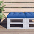 Vidaxl palletkussen 50x50x12 cm stof koningsblauw