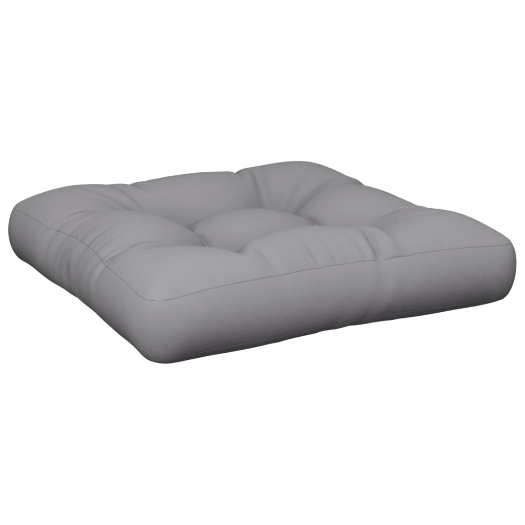 Vidaxl palletkussen 60x60x12 cm stof antracietkleurig
