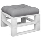Vidaxl palletkussen 60x60x12 cm stof antracietkleurig