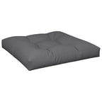 Vidaxl palletkussen 70x70x12 cm stof antracietkleurig