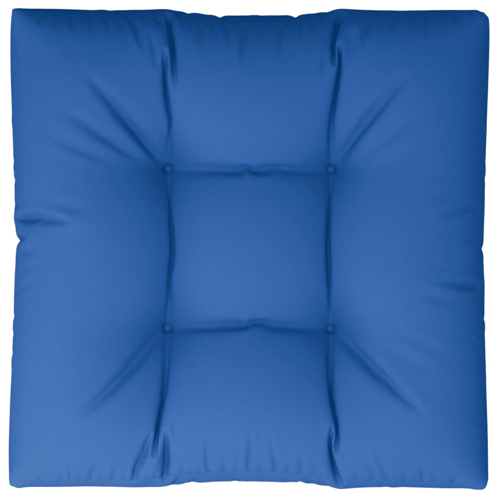 Vidaxl palletkussen 70x70x12 cm stof koningsblauw