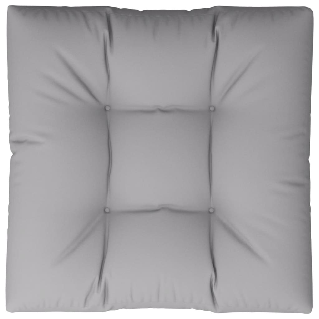 Vidaxl palletkussen 80x80x12 cm stof grijs