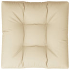 Vidaxl palletkussen 80x80x12 cm stof beige