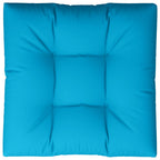 Vidaxl palletkussen 80x80x12 cm stof blauw