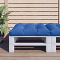 Vidaxl palletkussen 80x80x12 cm stof koningsblauw