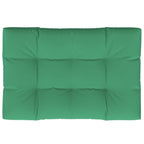 Vidaxl palletkussen 120x80x12 cm stof groen