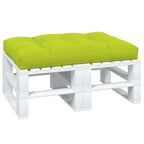 Vidaxl palletkussen 120x80x12 cm stof heldergroen