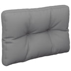 Vidaxl palletkussen 50x40x12 cm stof grijs