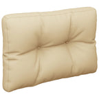 Vidaxl palletkussen 50x40x12 cm stof beige