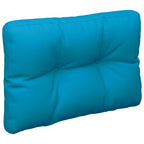 VidaXL Palletkussen 50x40x12 cm stof blauw