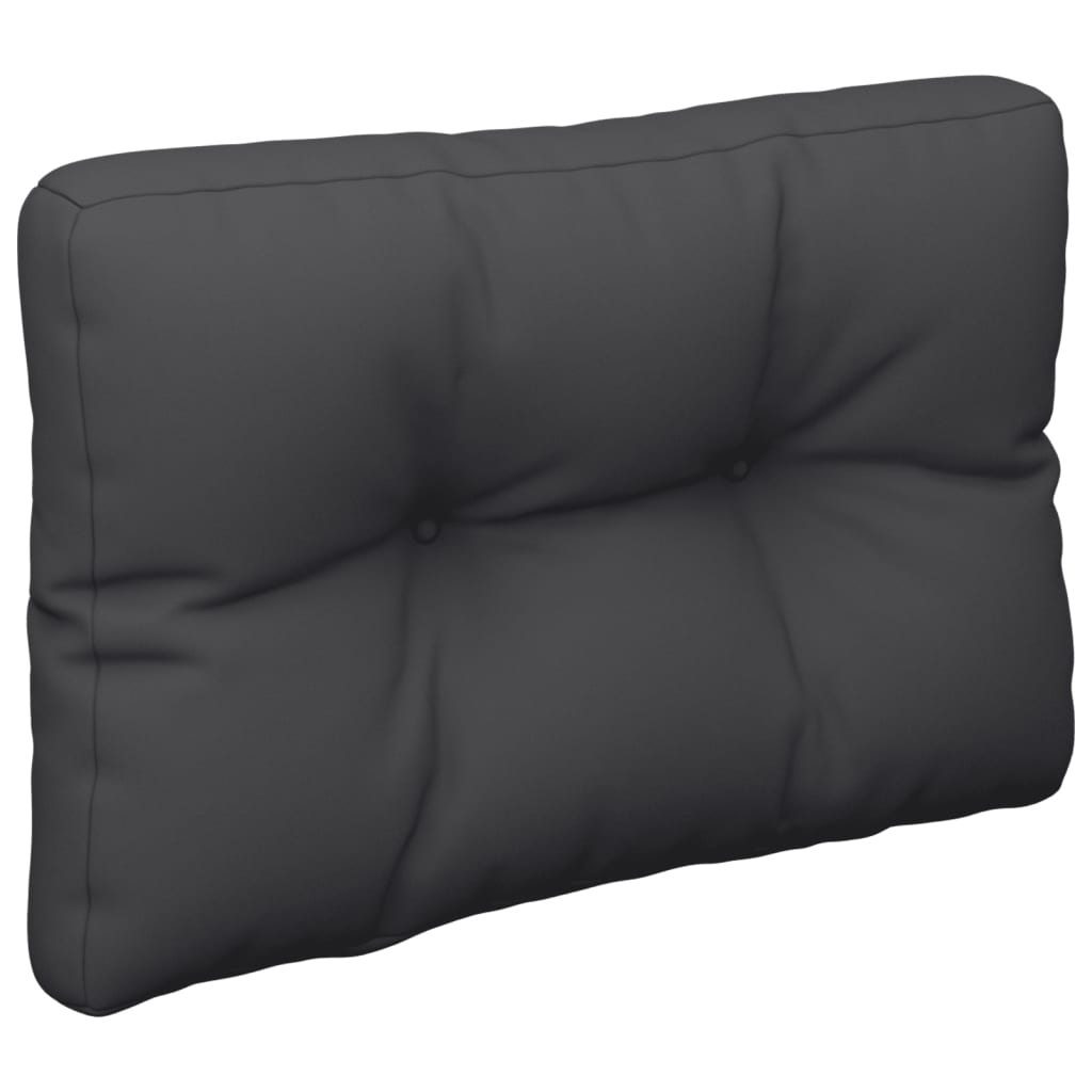 Vidaxl palletkussen 50x40x12 cm stof zwart
