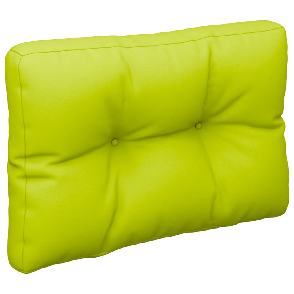 Vidaxl palletkussen 50x40x12 cm stof heldergroen