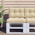 Vidaxl palletkussen 60x40x12 cm stof beige
