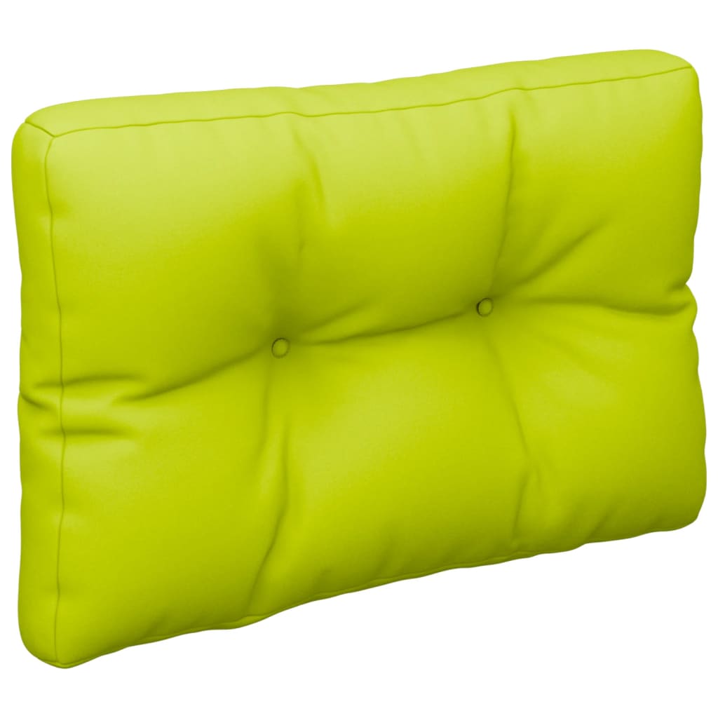 Vidaxl palletkussen 60x40x12 cm stof heldergroen