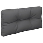 Vidaxl palletkussen 70x40x12 cm stof antracietkleurig