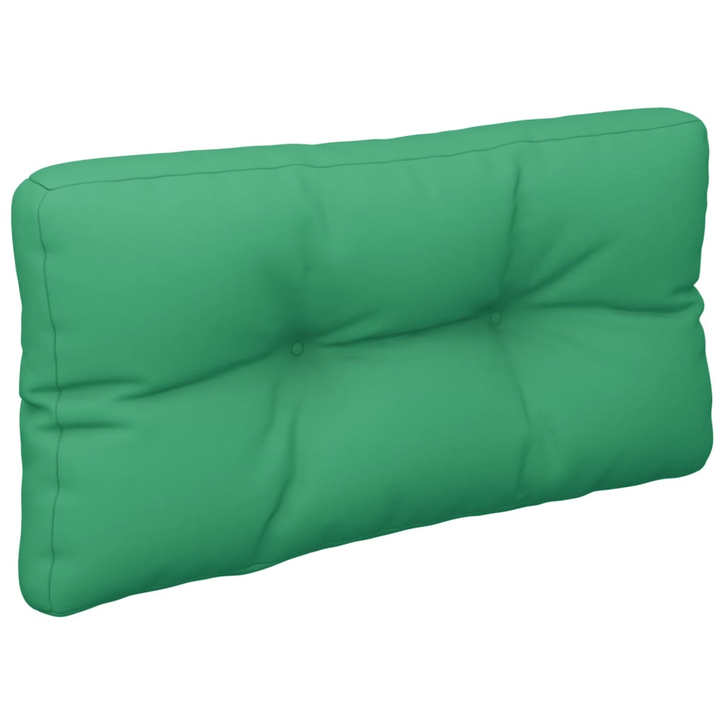 VidaXL Palletkussen 70x40x12 cm stof groen