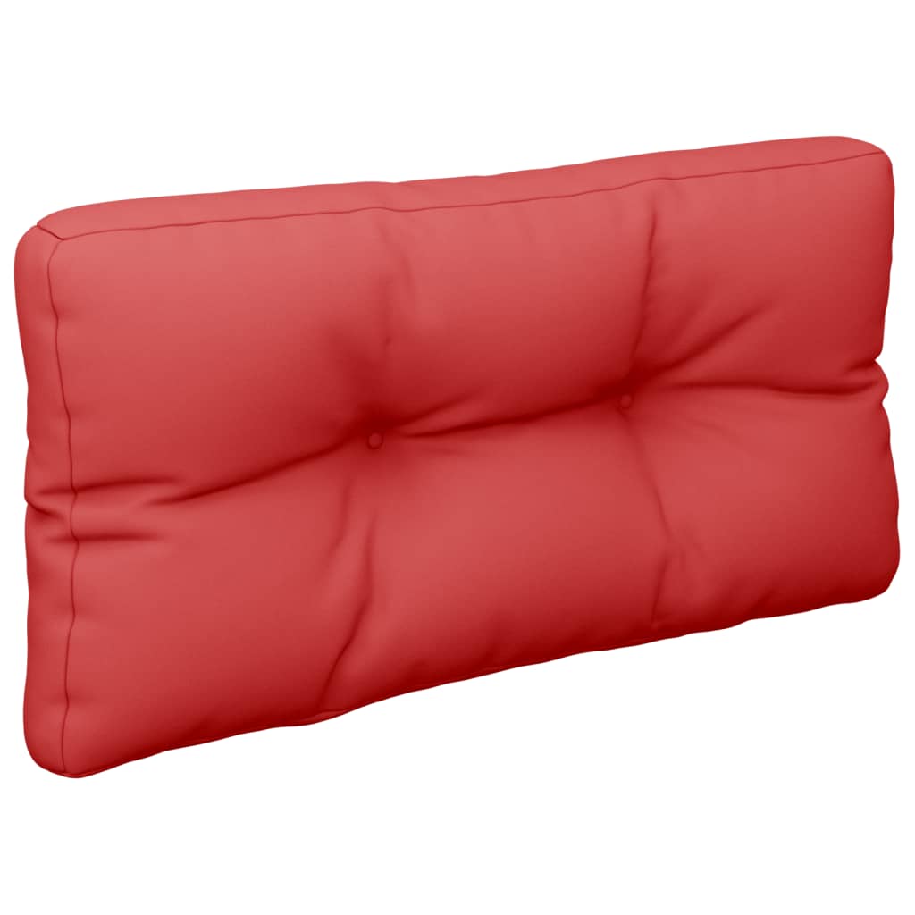 Vidaxl palletkussen 70x40x12 cm stof rood