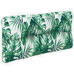 VidaXL Bankkussen pallet bladpatroon 70x40x10 cm