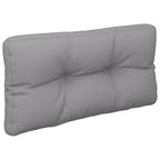 Vidaxl palletkussen 80x40x12 cm stof grijs