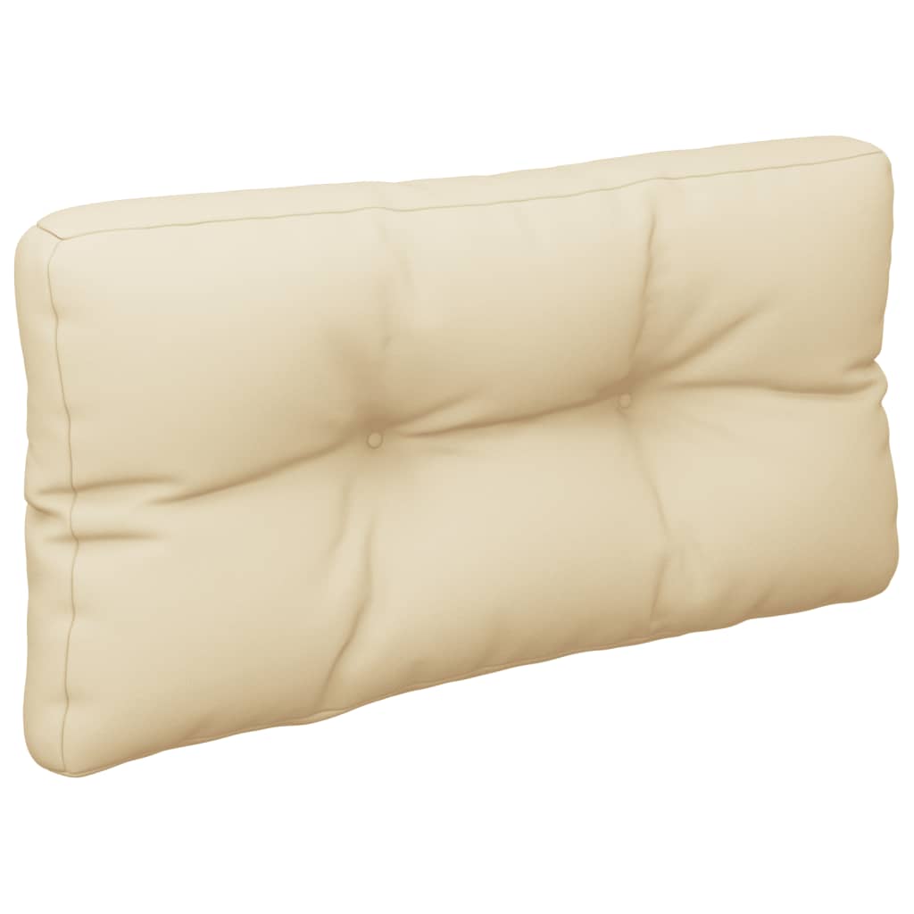 VidaXL Bankkussen pallet 80x40x10 cm beige