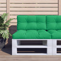 Vidaxl palletkussen 80x40x12 cm stof groen