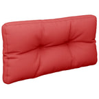 Vidaxl palletkussen 80x40x12 cm stof rood