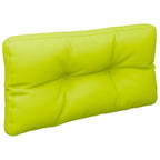 VidaXL Palletkussen 80x40x12 cm stof heldergroen