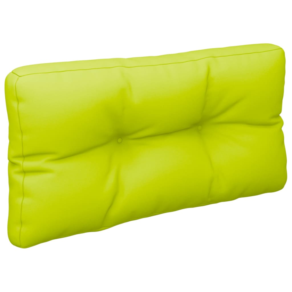 VidaXL Palletkussen 80x40x12 cm stof heldergroen