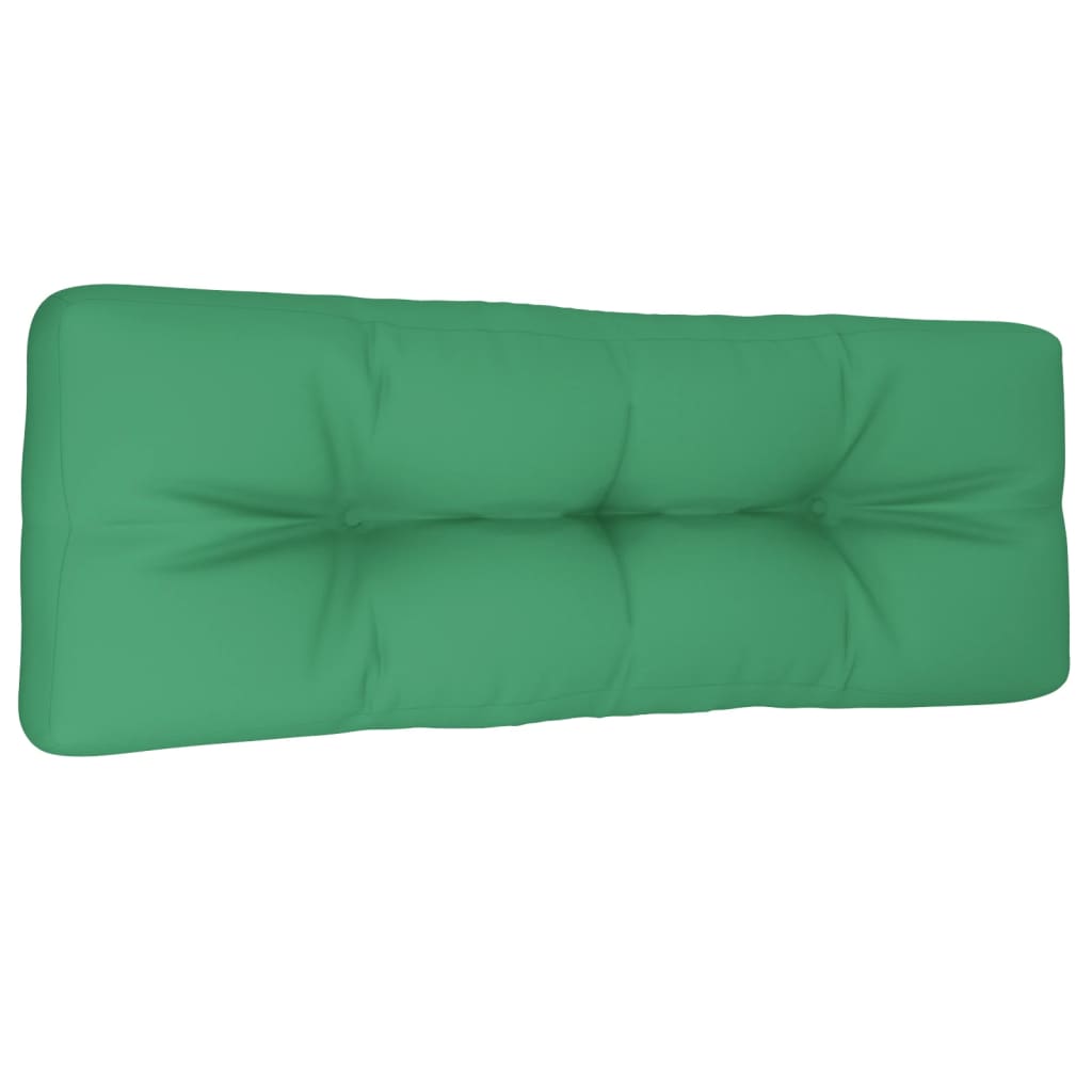 Vidaxl palletkussen 120x40x12 cm stof groen