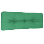 Vidaxl palletkussen 120x40x12 cm stof groen