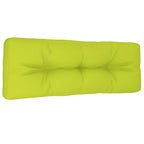 Vidaxl palletkussen 120x40x12 cm stof heldergroen