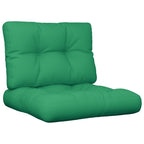 VidaXL Palletkussens 2 st stof groen