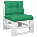 VidaXL Palletkussens 2 st stof groen