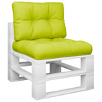Vidaxl palletkussens 2 st stof heldergroen