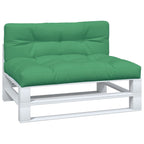 VidaXL Palletkussens 2 st stof groen