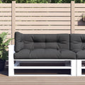 VidaXL Palletkussens 3 st stof antracietkleurig