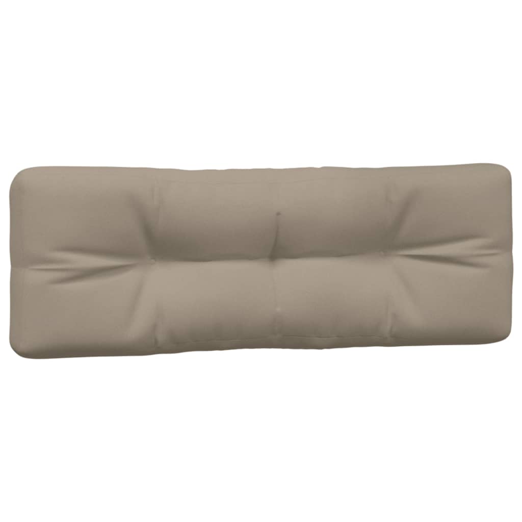 Vidaxl palletkussens 5 st stof taupe
