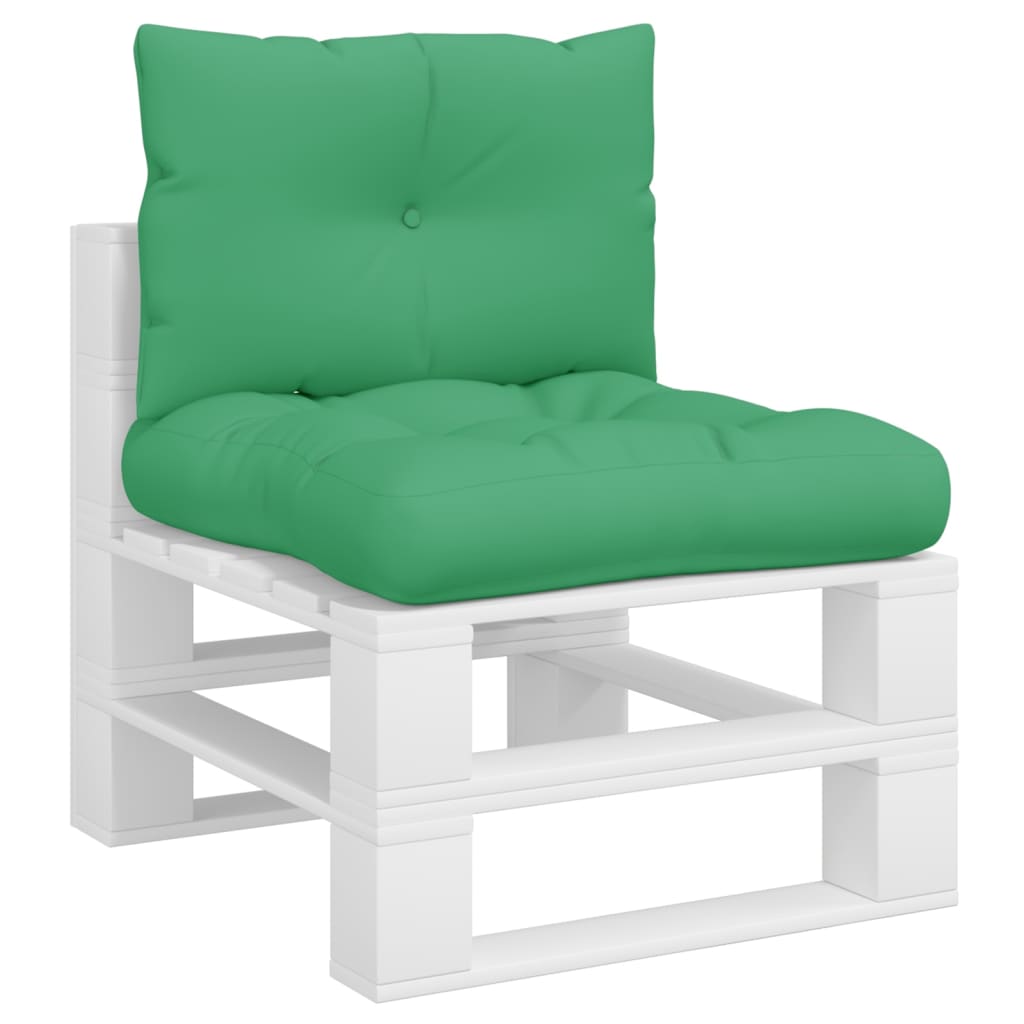 VidaXL Palletkussens 2 st stof groen