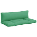 VidaXL Palletkussens 2 st stof groen