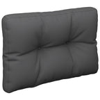 Vidaxl palletkussen 60x40x12 cm stof antracietkleurig