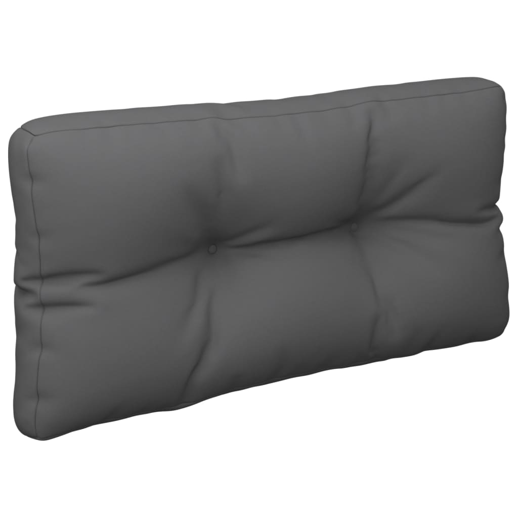 Vidaxl palletkussen 80x40x12 cm stof antracietkleurig