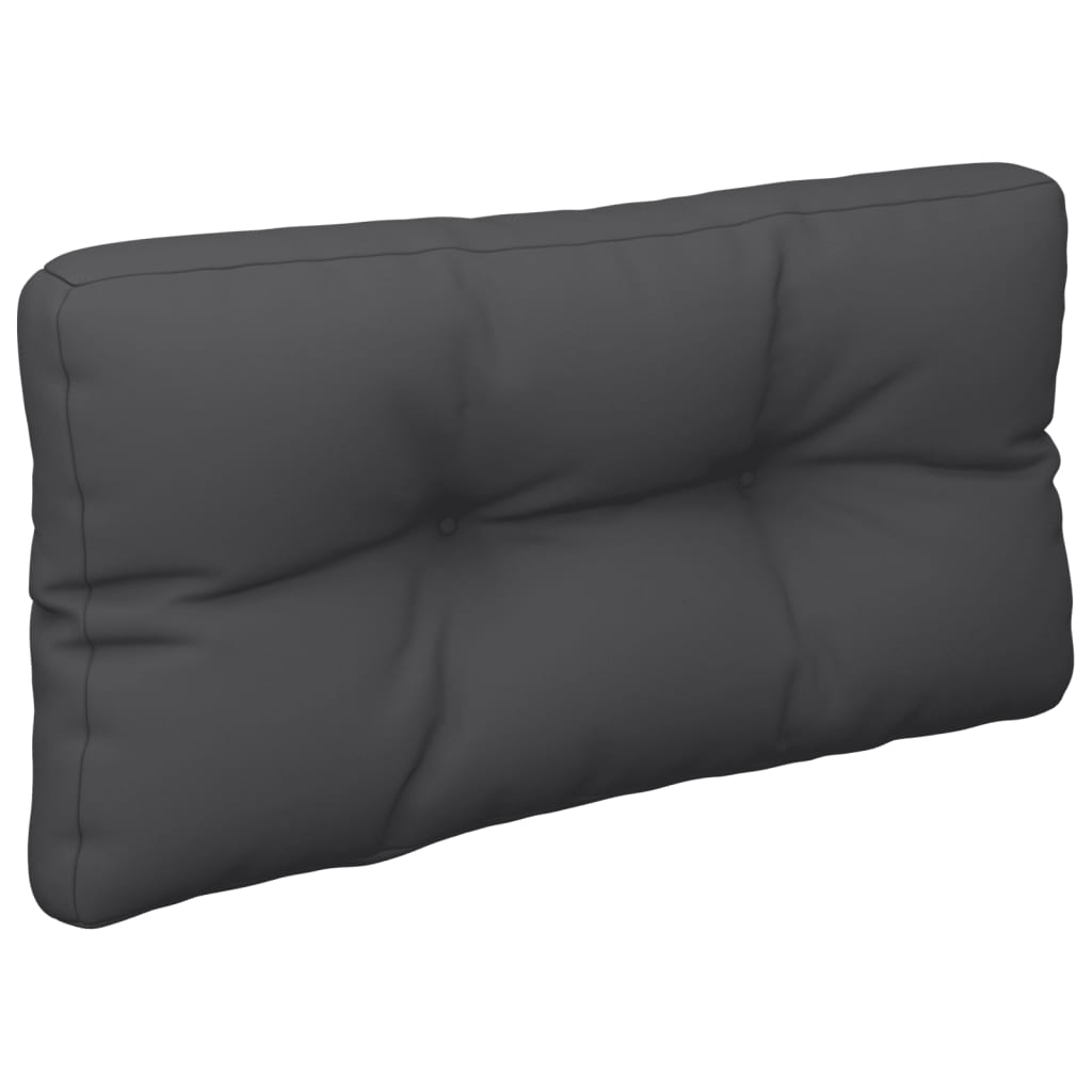 VidaXL Palletkussen 80x40x12 cm stof zwart